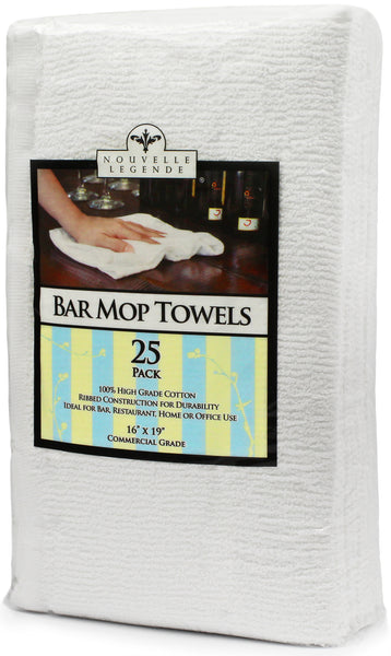 Cotton Bar Mop Towels, 16 X 19