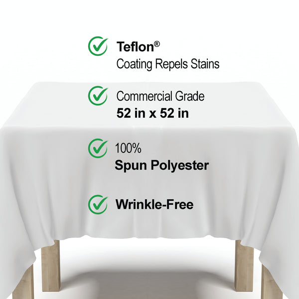 How to Wash Polyester Tablecloths