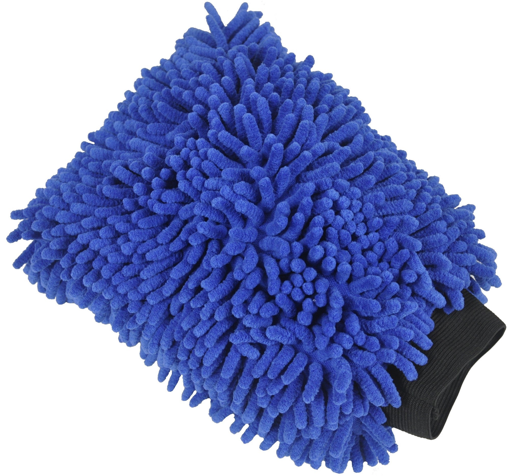 Auto Drive Blue Chenille Material Car Wash Microfiber Mitt