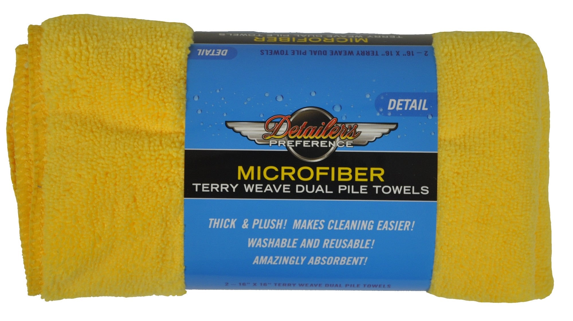 Premium Microfiber Kitchen Towels - 2 Pack | 100% Microfiber | Waffle Weave  | Quick Dry | Absorbent | All Purpose | Thin | 18x30 | Wild Towels