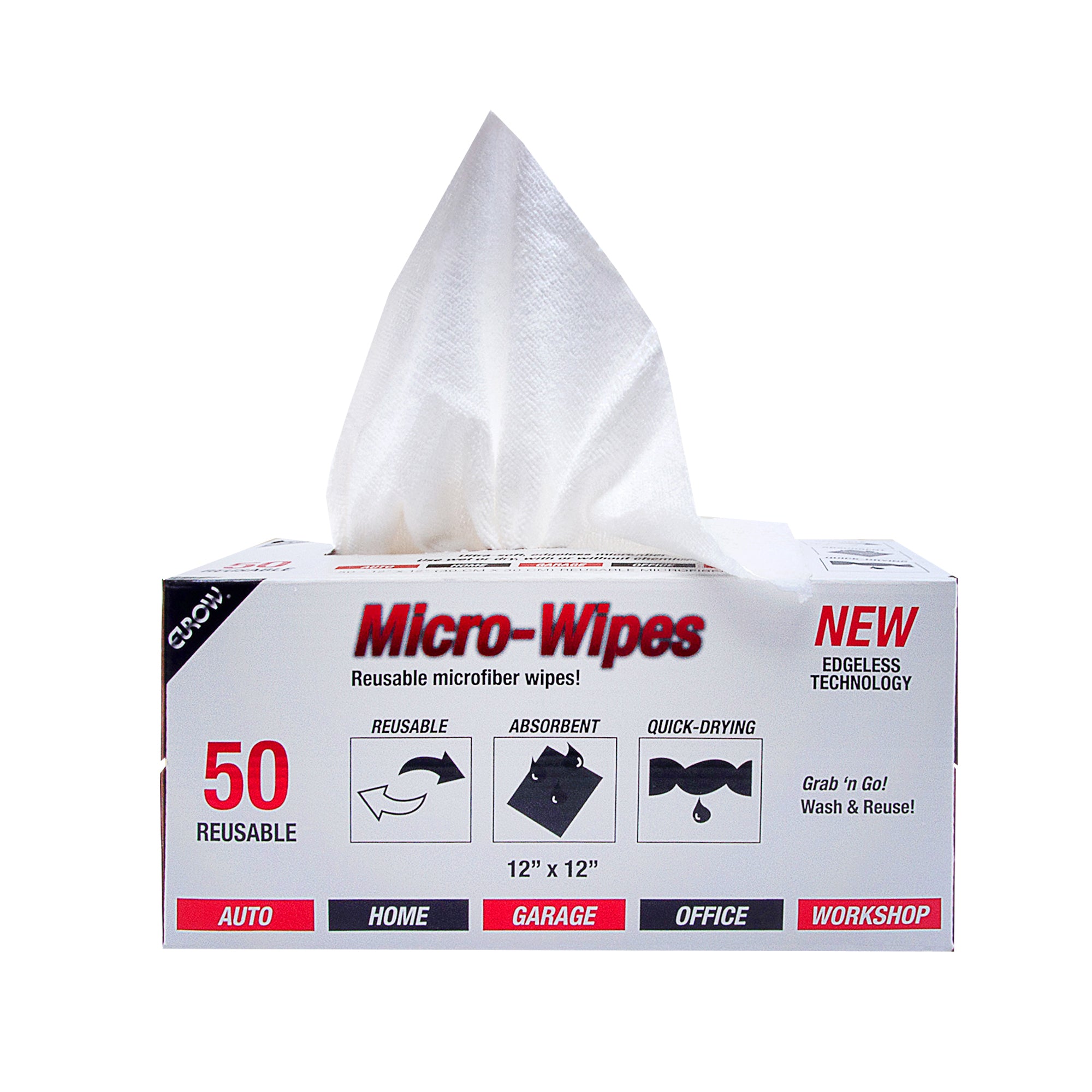 Microfiber Wipes - Reusable Cleaning Cloths - Shop Rags - MWipes