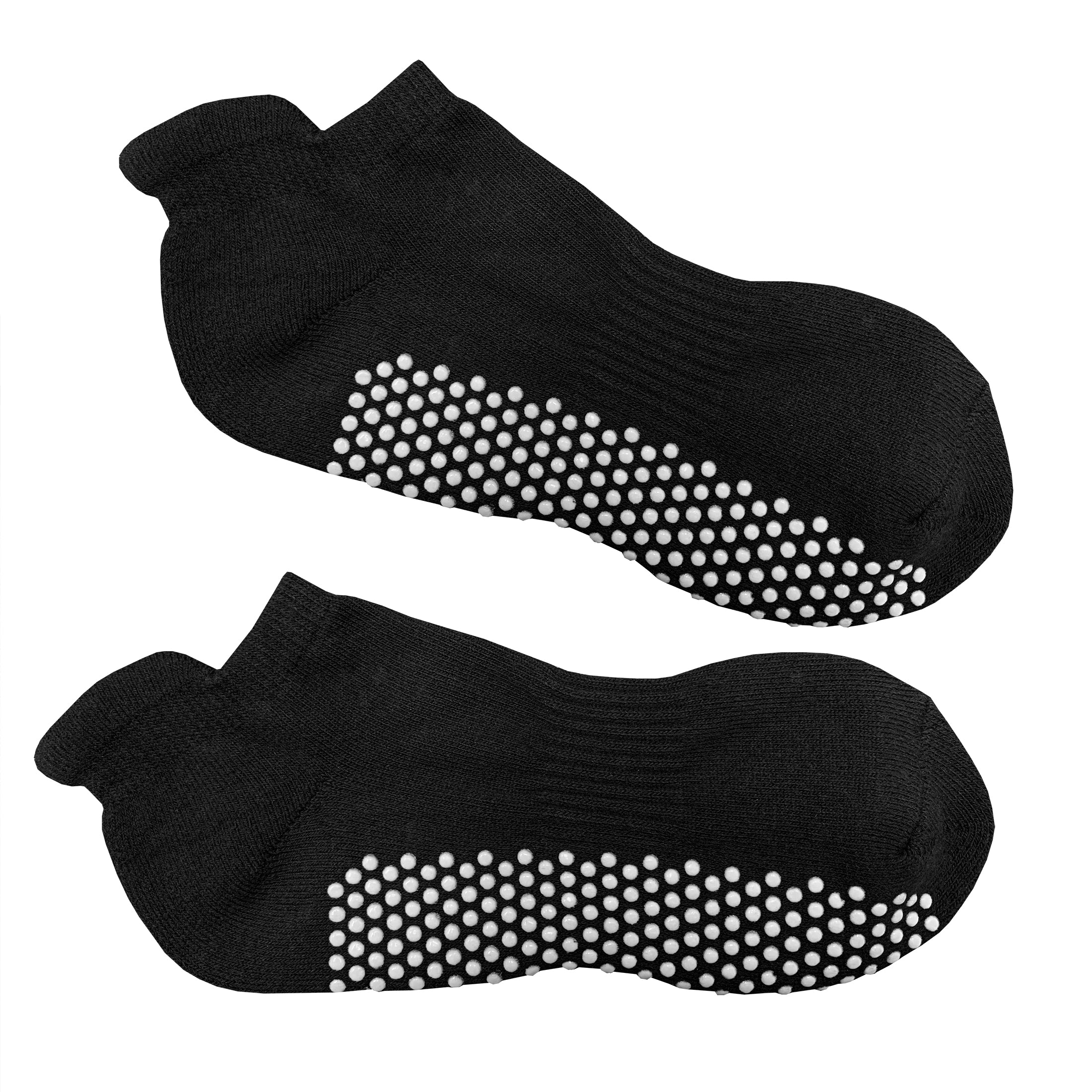 Anti-Slip Knee High Grip Socks (Black)