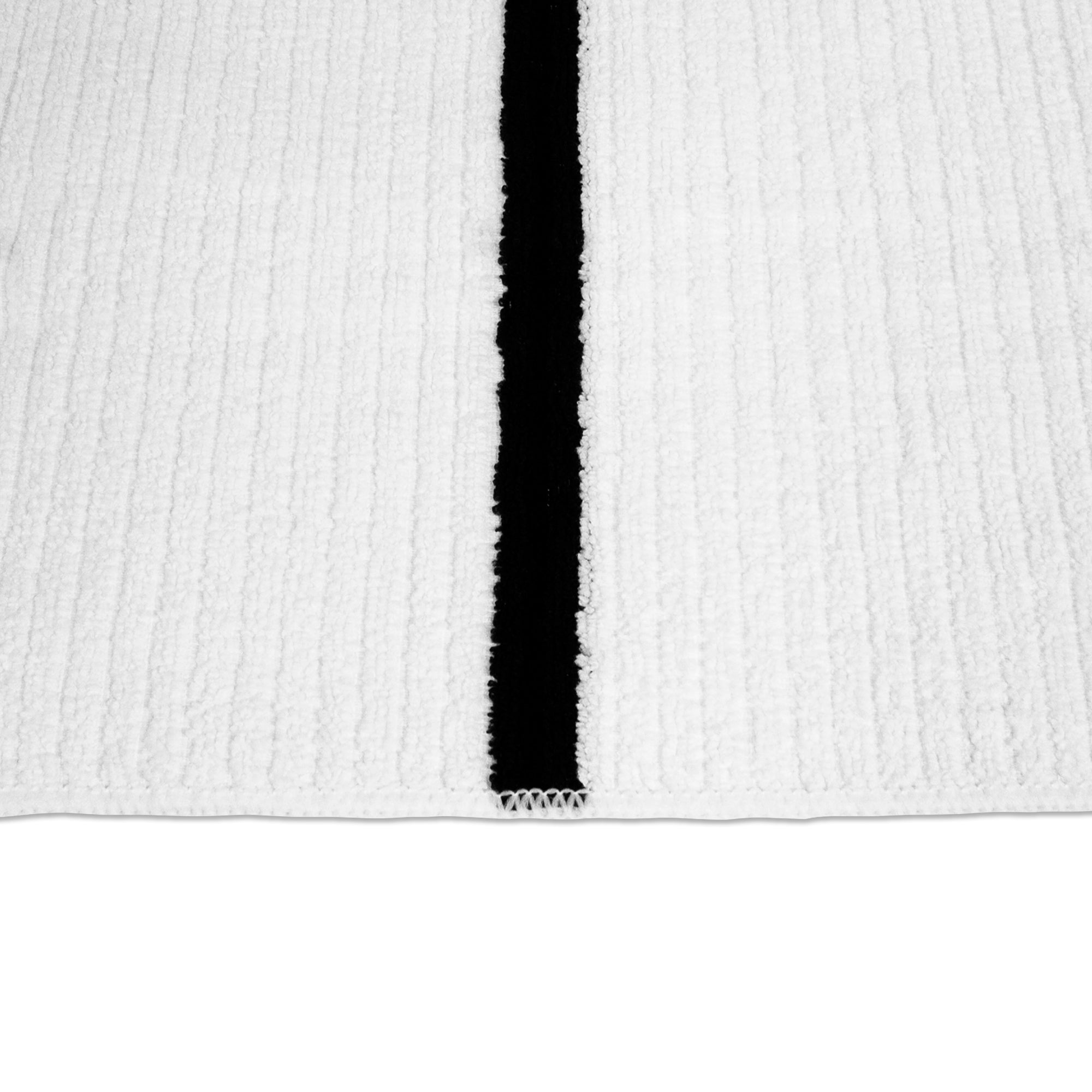 Nouvelle Legende Ribbed Bar Mop Microfiber Towels with Stripes for Cleaning  and Drying, 14 by 18 Inches, 12 Pack