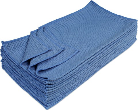 28 Oz White 100% Cotton Bar Mop Towel - 16L x 19W